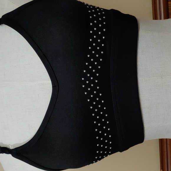 PINK Victoria's Secret Studded Strappy Back Sports Bra S - Picture 3 of 14
